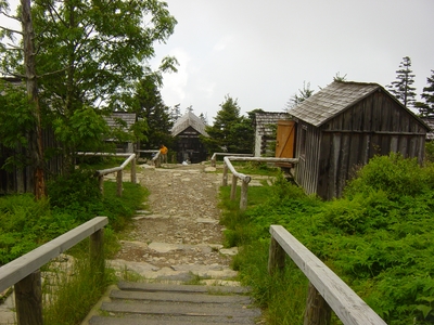 The old cabins at the top of Mount LeConte - Hiking Tennessee