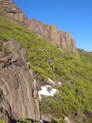 The view from the top of the ridge - Tumalo Creek Falls